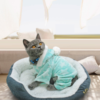 Cute Soft Cat Dog Clothes for Small Dogs Winter Warm Cat odzież dla psów Coat Fleece Dogs for Chihuahua Puppy 1